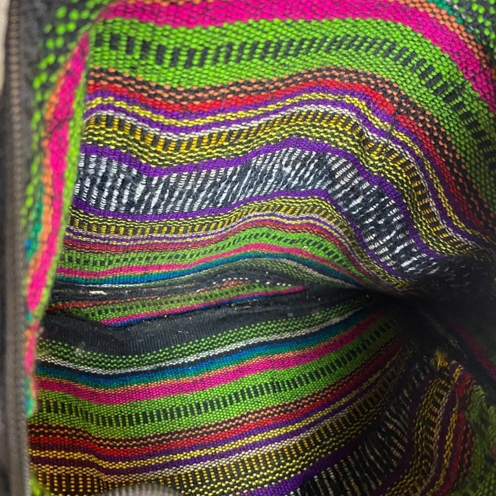 Pinzon Artisan Shoulder Bag Purse Multi Color Woven Hobo